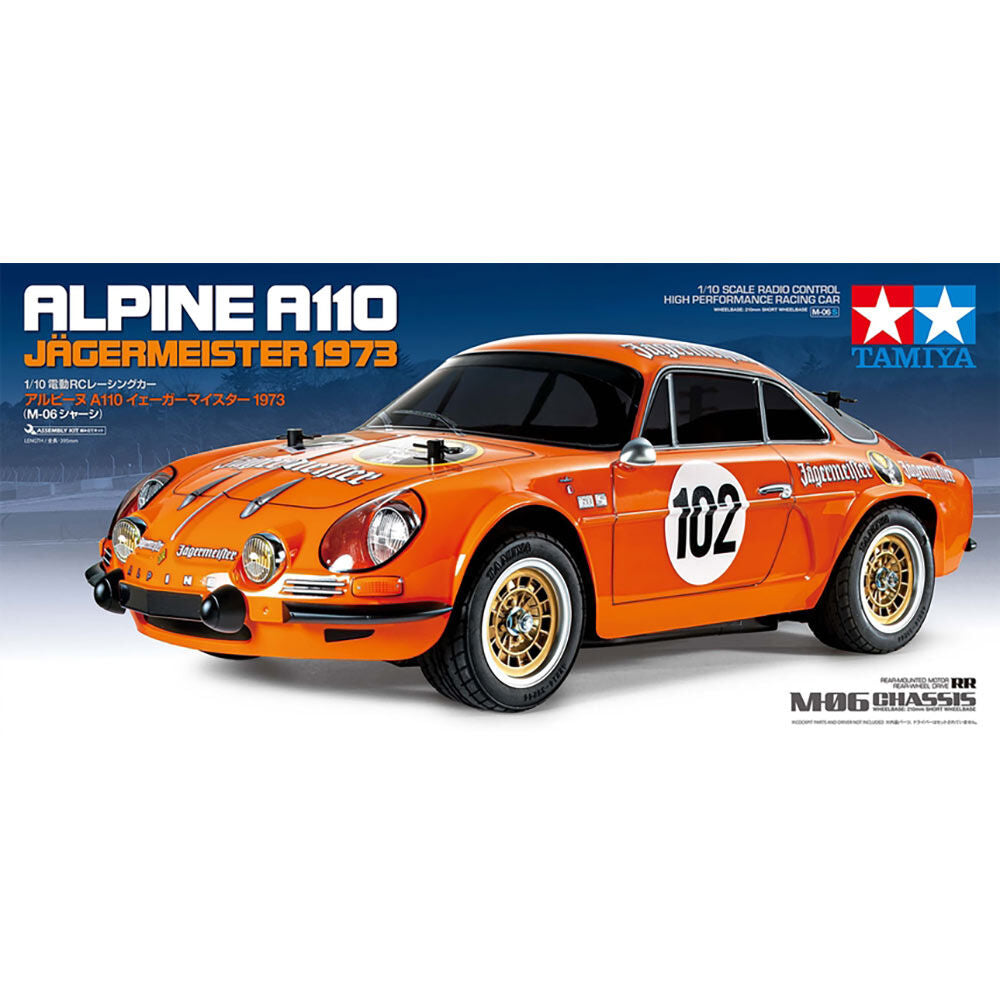 Tamiya 1/10 RC Alpine A110 Jagermeister 1973 M-06