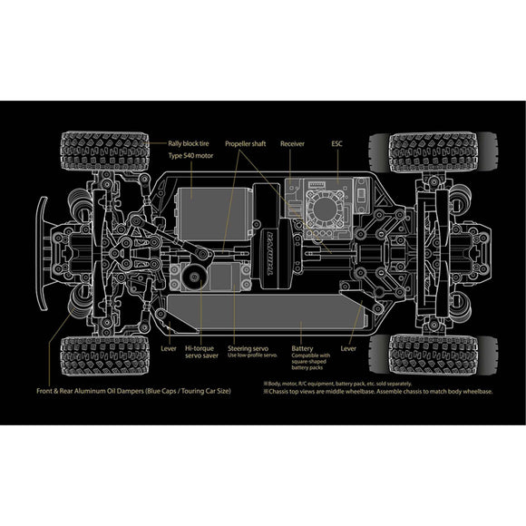 1/10 R/C XM-01 PRO Chassis Kit