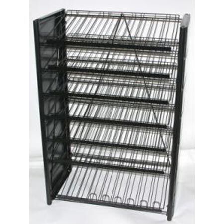 Black Spray Stand, Seven Shelves
