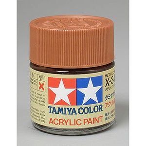 X-34 Acrylic Paint, Metallic Brown, 3/4 oz
