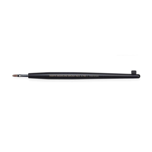 Tamiya Modeling Brush HG II Rounded Flat Brush (Small)