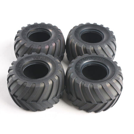 1/12 Front/Rear Tires (4): Lunchbox, Pumpkin