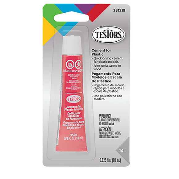 Plastic Cement, 5/8 oz