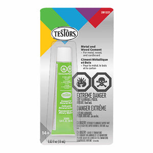 Cement for Metal and Wood, 5/8 oz