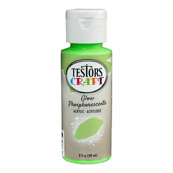 Acrylic Glow In The Dark Craft Paint, 2 oz, Alien