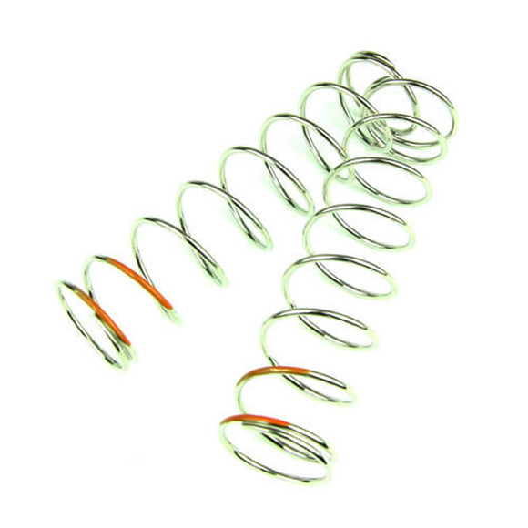 Shock Spring Set, 1.6x9.0T, 90mm, Orange, 4.80 lb/in (2)