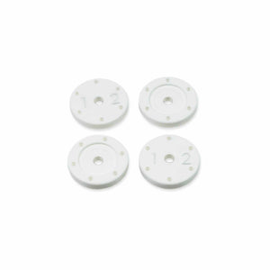 Shock Piston Set (flat/flat, all 16mm shocks, 6x1.2, 4pcs)