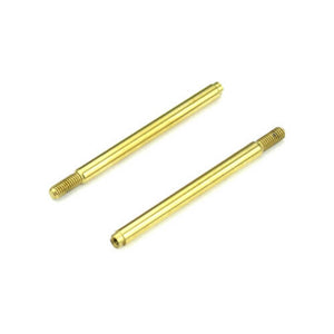 Shock Shafts, Rear, Steel, TiNi Coated (2): EB410