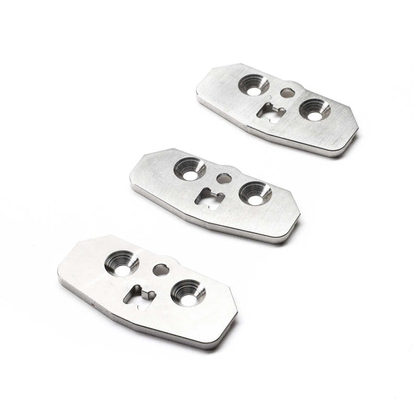 Skid Plate Set, Adj Chassis, Aluminum: 8XT