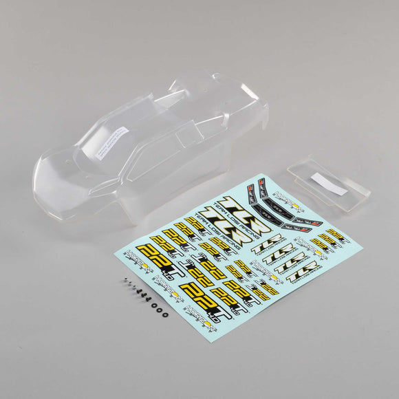 1/10 Clear Body Set with Stickers: 22T 4.0