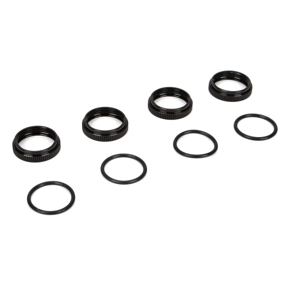 16mm Shock Nuts and O-rings: 8B 3.0