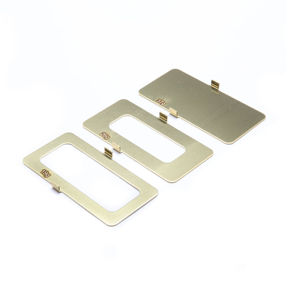 Brass Battery Weight Set - 18g, 25g, 36g