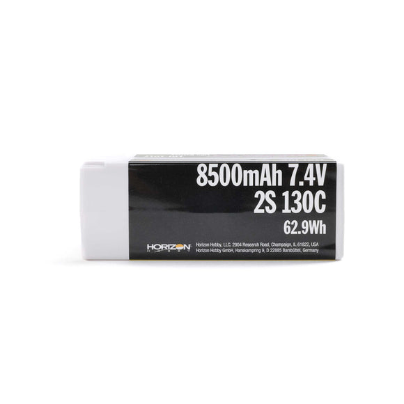 8500mAh 2S 7.4V 130C Fat Shorty 5mm Bullets