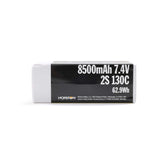 8500mAh 2S 7.4V 130C Fat Shorty 5mm Bullets