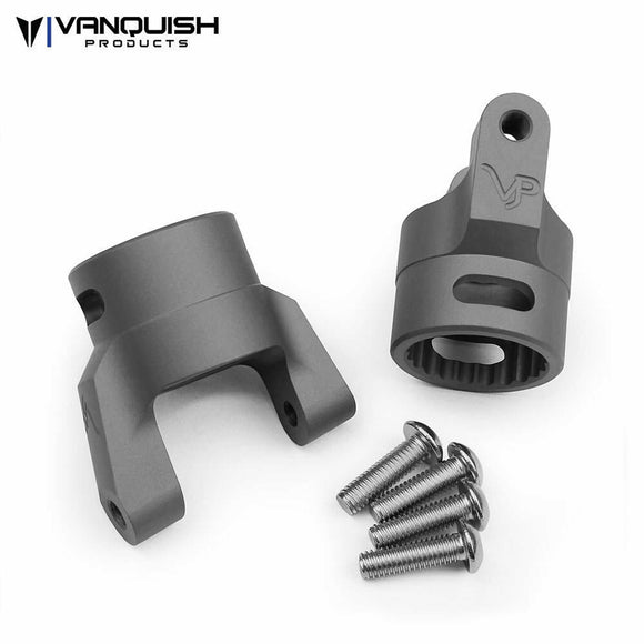 Axial Wraith / XR10 C-hubs Grey Anodized