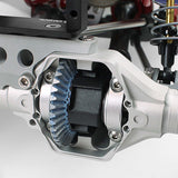 Axle V2, Grey Anodized: Axial Wraith / Yeti
