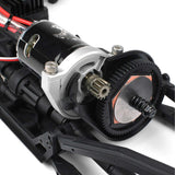 Motor Plate, Black Anodized: Axial Yeti / RR10