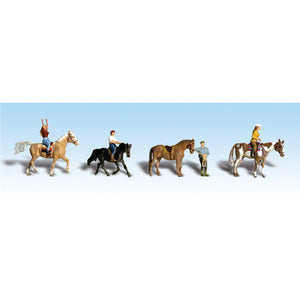HO Horseback Riders