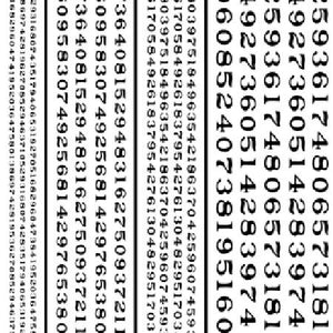 Railroad Roman Numbers, Black