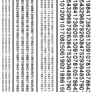Railroad Gothic Numbers, Black