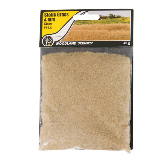 Static Grass Straw Green 4mm