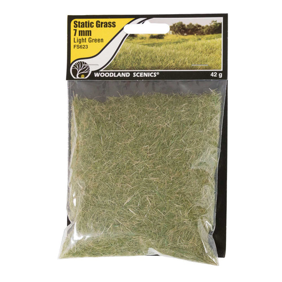 Static Grass Light Green 7mm