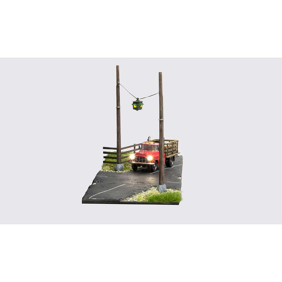 N Suspended Flashing Lights