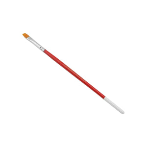 Golden Taklon Flat Brush, Size 1/0, 1 Brush
