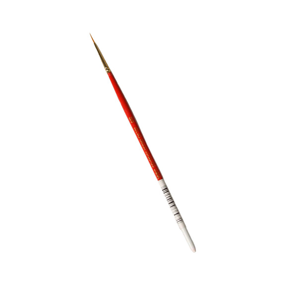 Golden Taklon Brush, Size 0/0, 1 Brush