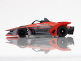 Formula N #4 Red/Gray HO Scale Slot Car