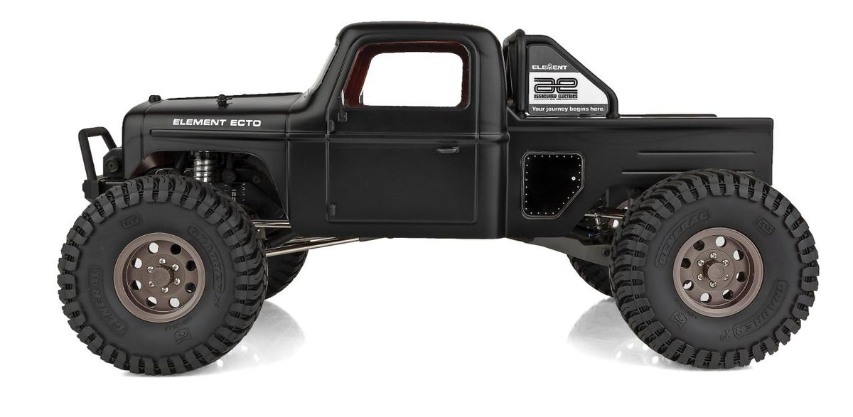 Team Associated - 1/10 4WD Enduro Trail Truck, Ecto Black RTR LiPo Combo