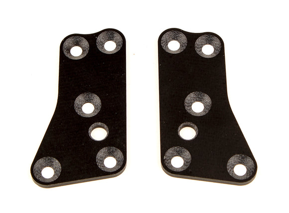 RC8B3.2 Factory Team Upper Sus Arm Inserts, G10, Front Upper,