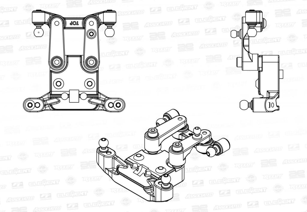 Team Associated - RC10B6 Builder’s Support Kit 2