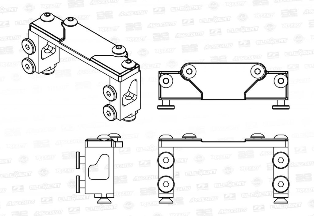 Team Associated - RC10B6 Builder’s Support Kit 2