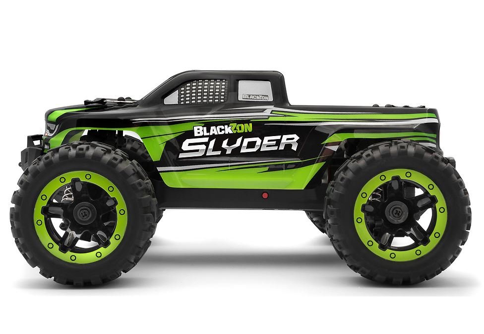 Slyder 1/16th RTR 4WD Electric Monster Truck - Green - Dirt Cheap RC SAVING YOU MONEY, ONE PART AT A TIME