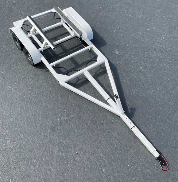 1/10 Scale Boat Trailer with LED Lights (White)