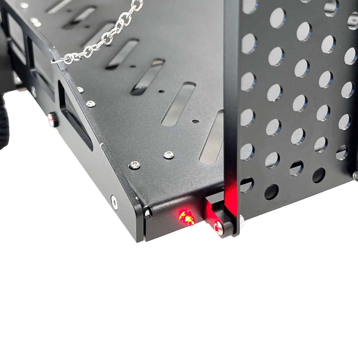 Bold R/C - 1/10 Scale Full Metal Black Trailer with LED Lights