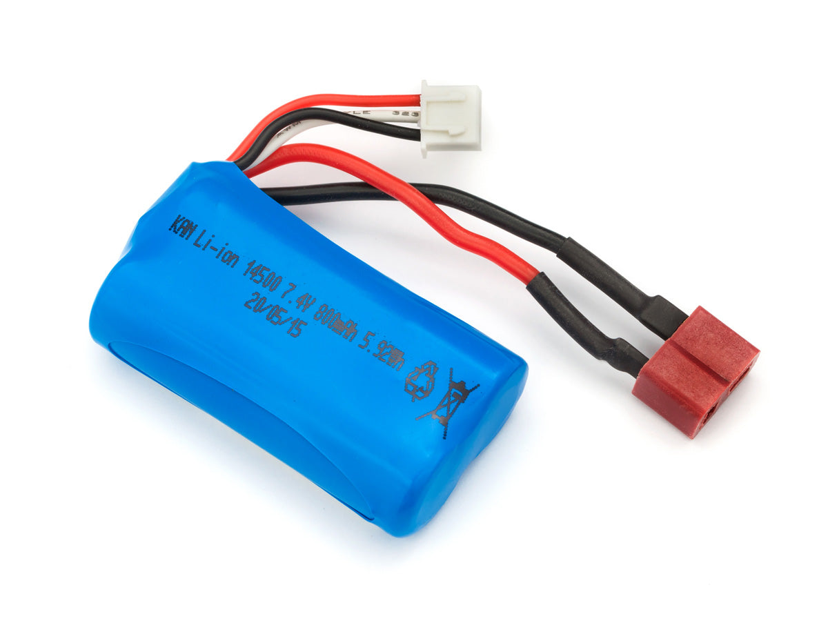 BlackZon - Battery Pack Li-ion 7.4V 800mAh w/ T-Plug, Slyder