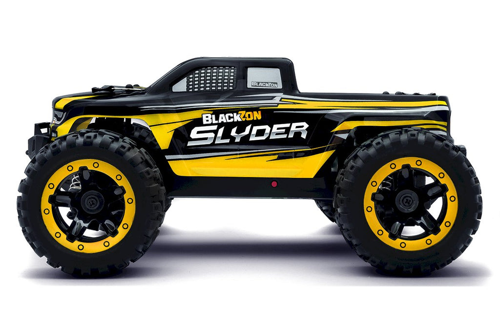 BlackZon - Slyder MT 1/16 4WD Electric Monster Truck - RTR - Yellow