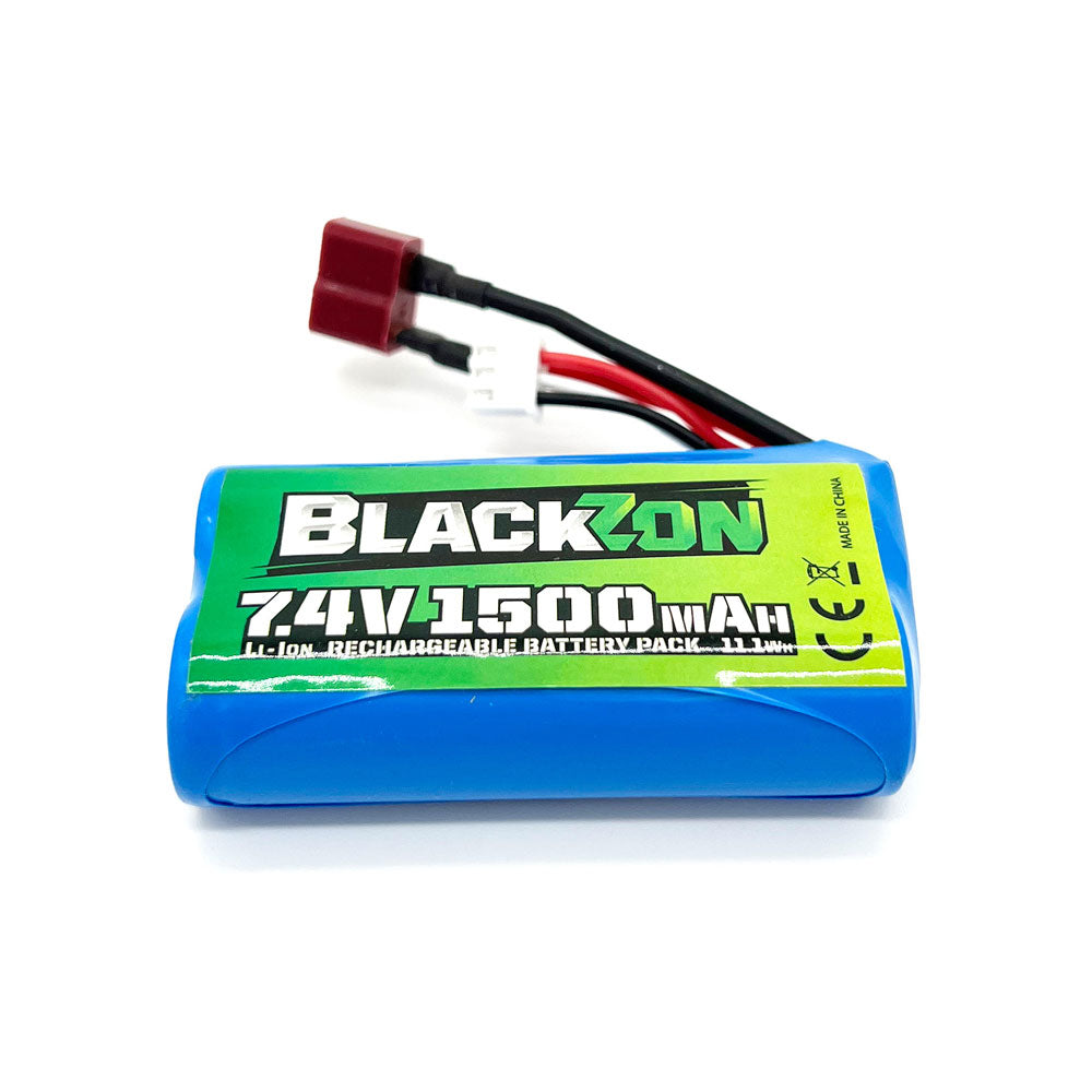 BlackZon - Battery Pack (Li-ion 7.4V, 1500mAh), w/T-Plug, Smyter