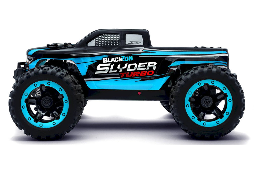 BlackZon - Slyder MT Turbo 1/16 4WD 2S Brushless Monster Truck - Blue