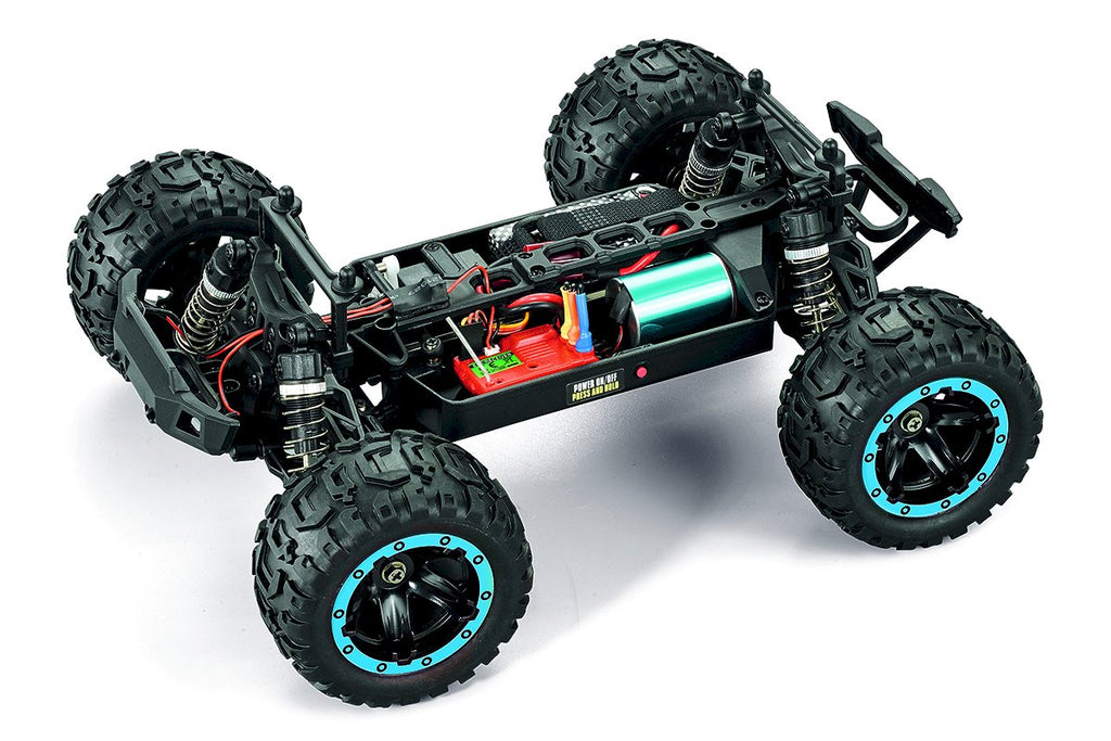 BlackZon - Slyder MT Turbo 1/16 4WD 2S Brushless Monster Truck - Blue