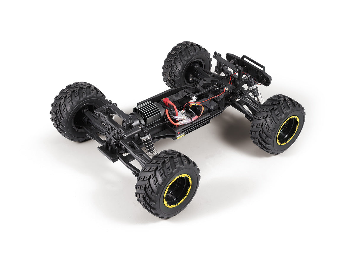 BlackZon - Smyter MT 1/12 4WD Electric Monster Truck - Yellow, RTR
