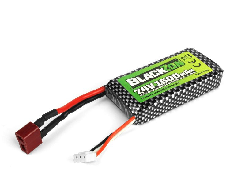 BlackZon - Battery Pack (LiPo 7.4V, 1600mAh), w/T-Plug