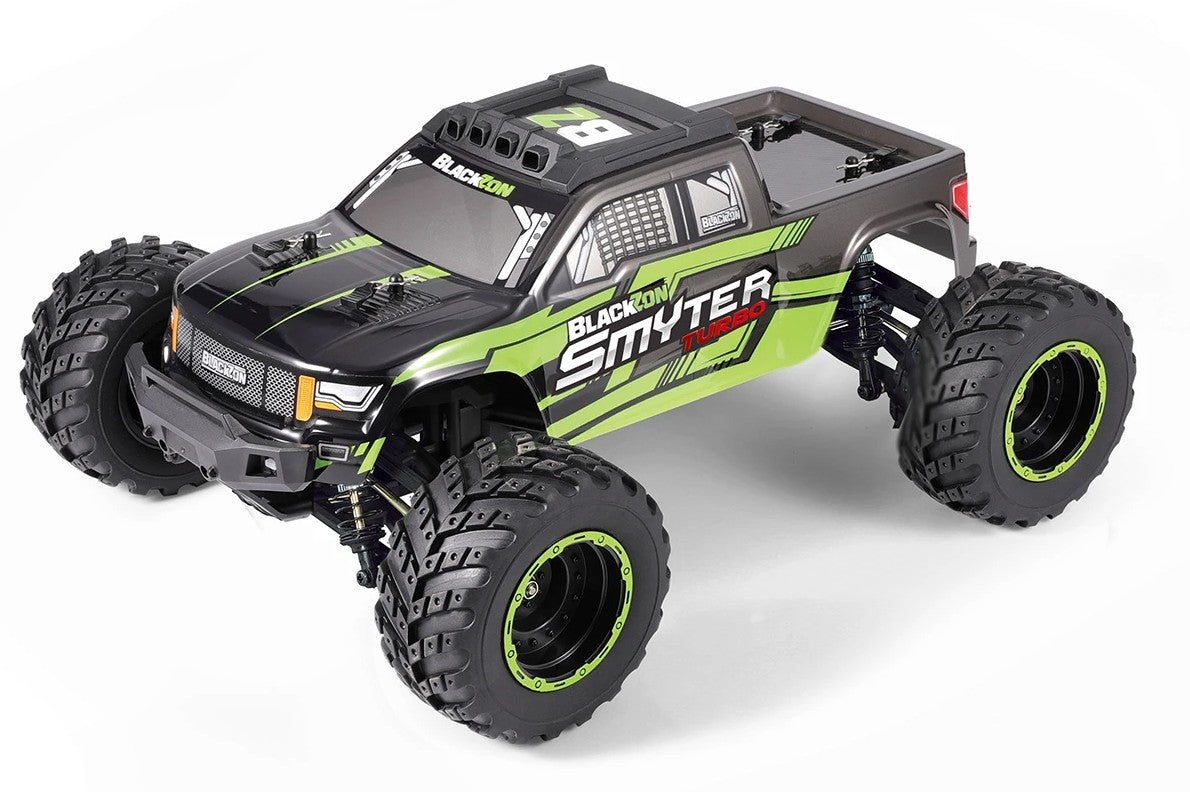 BlackZon - Smyter MT Turbo 1/12 4WD RTR 3S BL Monster Truck - Green