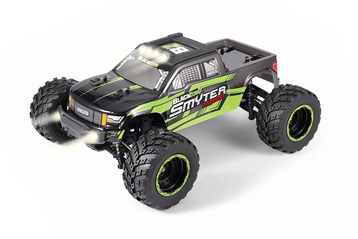 BlackZon - Smyter MT Turbo 1/12 4WD RTR 3S BL Monster Truck - Green