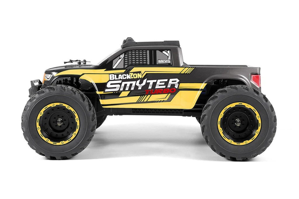 BlackZon - Smyter MT Turbo 1/12 4WD RTR 3S BL Monster Truck - Yellow