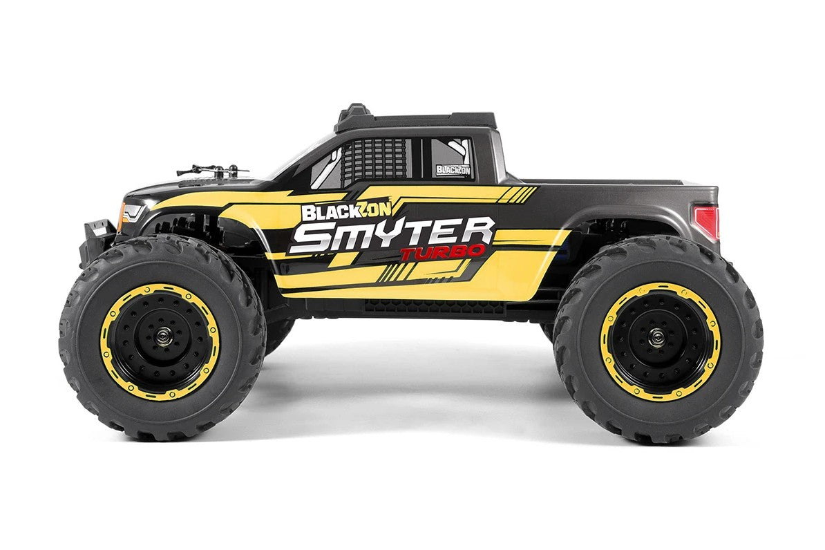 BlackZon - Smyter MT Turbo 1/12 4WD RTR 3S BL Monster Truck - Yellow