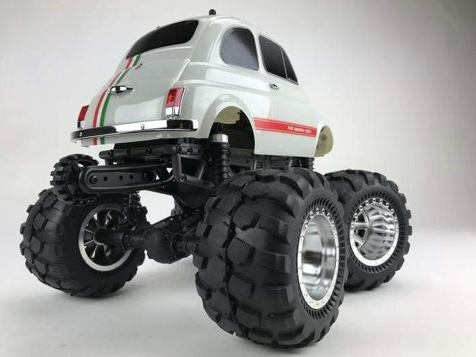 Fiat Abarth 595 1/12 Scale 2wd Solid Axle Monster Truck