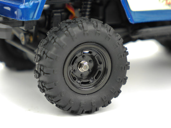 M2 Wheel Locknuts, Grey (4): MSA-1E